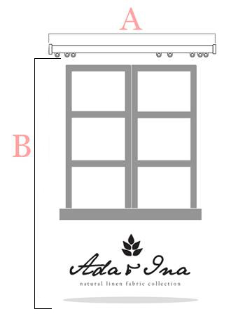 How to measure curtains for a curtain track - Ada & Ina How to measure curtains for a curtain track - Ada & Ina