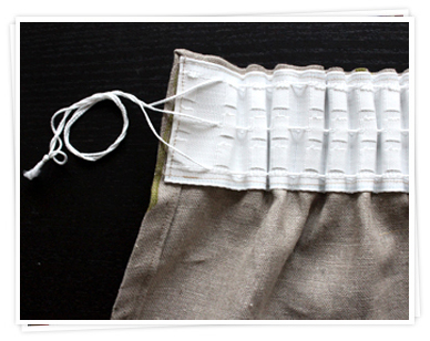 Aufhängemöglichkeiten für Vorhänge mit Smokeband Aufhängemöglichkeiten für Vorhänge mit Smokeband