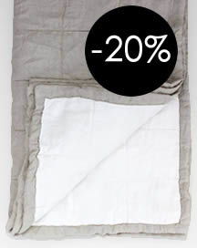 Fertig Bettüberwürfe, 100% Leinen